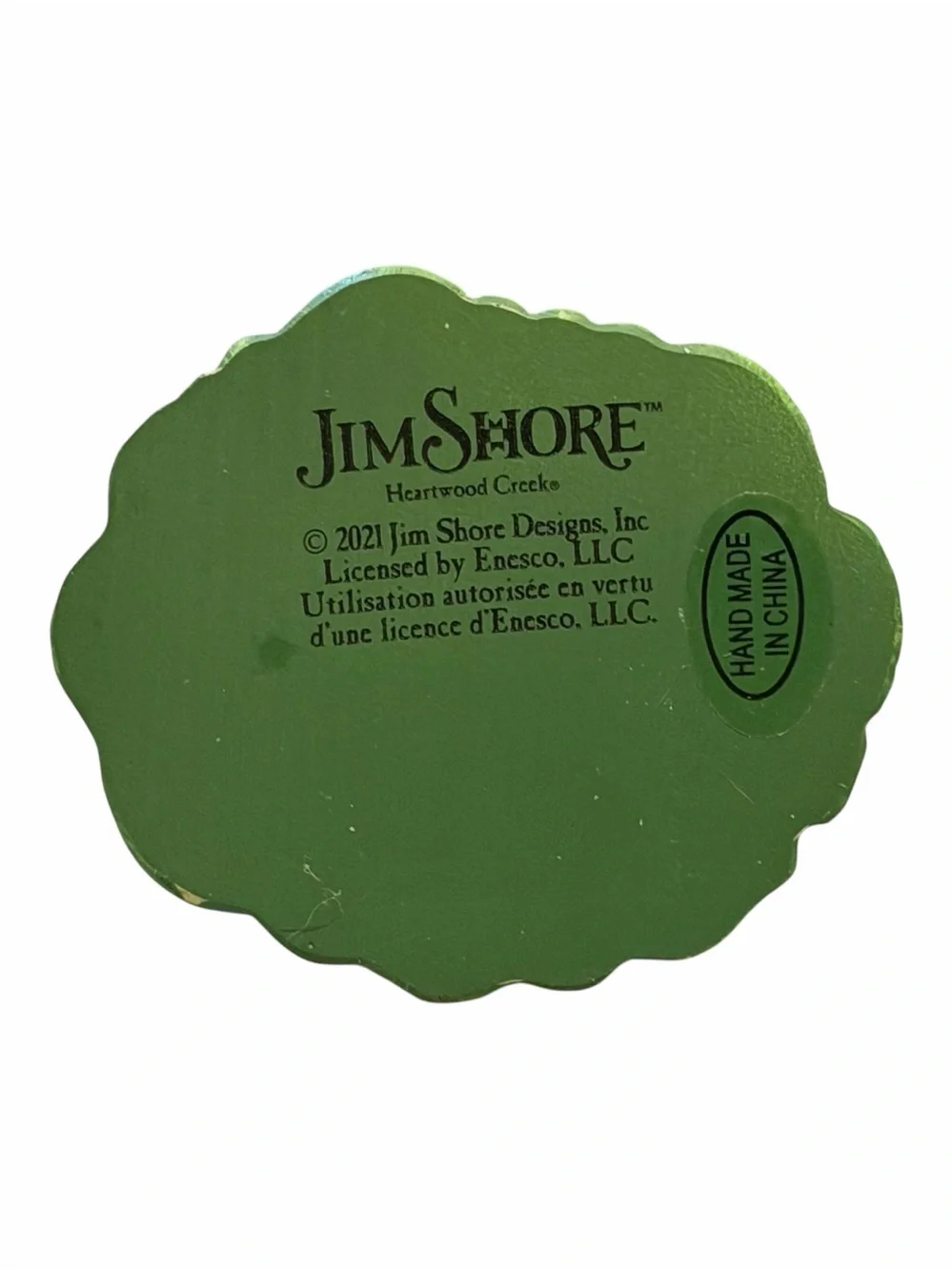 Jim Shore Heartwood Creek Santa With Poinsettias Christmas Ornament New